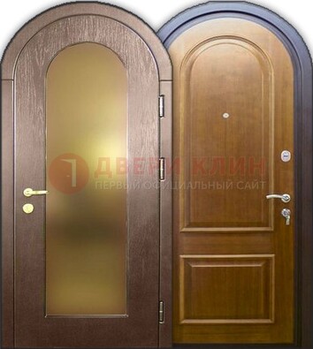 Металлическая арочная дверь ДА-12 в банк в Сургуте