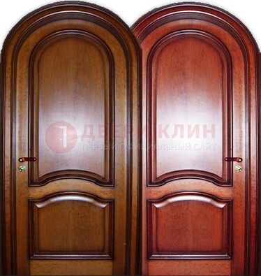 Входная арочная дверь МДФ внутри ДА-5 для сельского дома в Сургуте