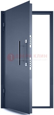 Черная металлическая бронированная дверь ДБ-1 в Сургуте