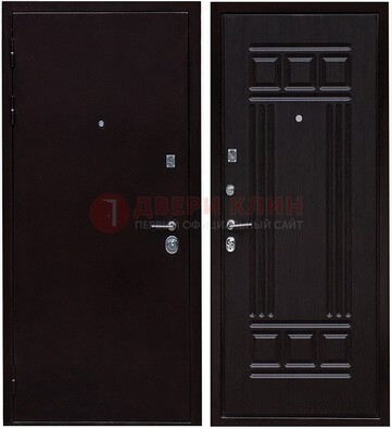 Темная стальная дверь с порошковым напылением ДП-140 в Сургуте