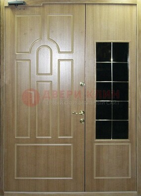 Входная дверь Дверь со вставками из черного стекла ДПР-42 в Сургуте