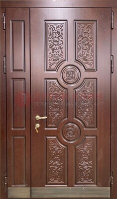 Парадная металлическая дверь с узором ДПР-74 в Балашихе