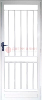 Железная решетчатая дверь белая ДР-32 в Сургуте