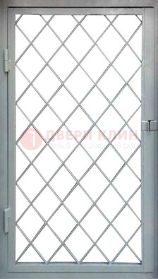 Серая стальная решетчатая дверь ДР-3 в Сургуте