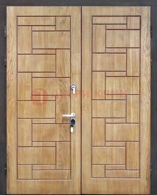 Светло-коричневая стальная дверь с виноритом ДВТ-245 в Сургуте