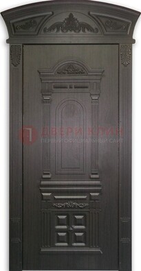 Черная стальная дверь с виноритом ДВТ-31 в Сургуте